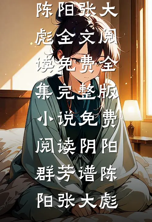 阴阳群芳谱陈阳张大彪全文阅读免费全集_完整版小说免费阅读阴阳群芳谱陈阳张大彪