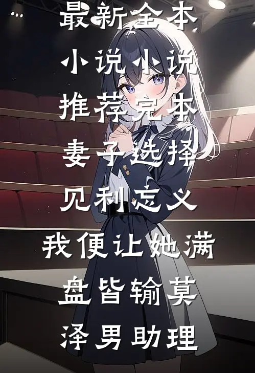 妻子选择见利忘义，我便让她满盘皆输(莫泽男助理)最新全本小说_小说推荐完本妻子选择见利忘义，我便让她满盘皆输莫泽男助理