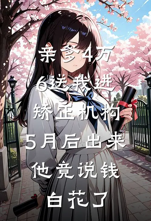 亲爹4万6送我进矫正机构，5月后出来，他竟说钱白花了