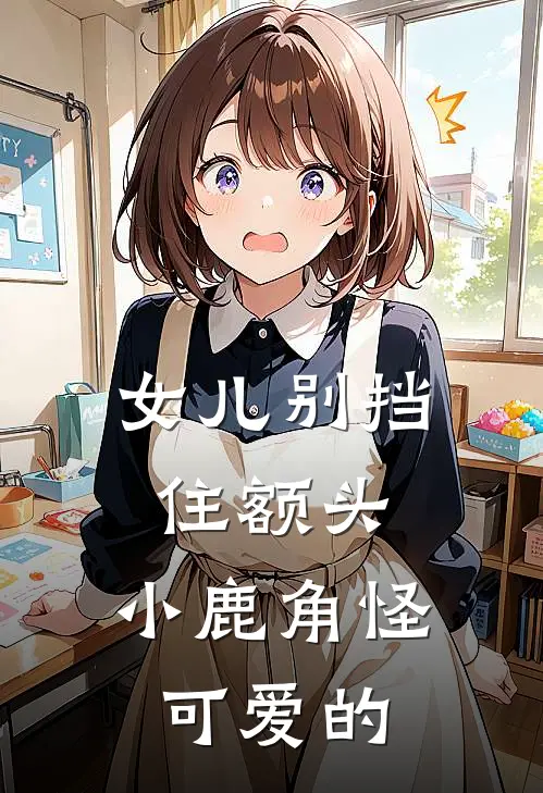 女儿别挡住额头，小鹿角怪可爱的