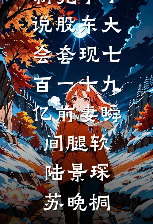 股东大会套现七百一十九亿前妻瞬间腿软陆景琛苏晚桐免费小说在哪看_最新完本小说股东大会套现七百一十九亿前妻瞬间腿软(陆景琛苏晚桐)