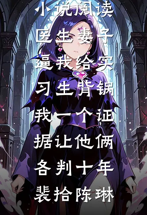 医生妻子逼我给实习生背锅，我一个证据让他俩各判十年(裴拾陈琳)完整版小说全文免费阅读_热门小说阅读医生妻子逼我给实习生背锅，我一个证据让他俩各判十年(裴拾陈琳)