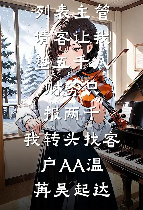 主管请客让我垫五千八，财务只报两千，我转头找客户AA(温苒吴起达)热门完结小说_最新章节列表主管请客让我垫五千八，财务只报两千，我转头找客户AA(温苒吴起达)