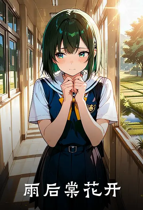 雨后棠花开