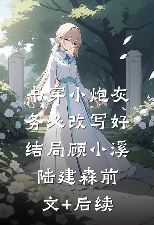 书穿小炮灰，务必改写好结局顾小溪陆建森前文+后续