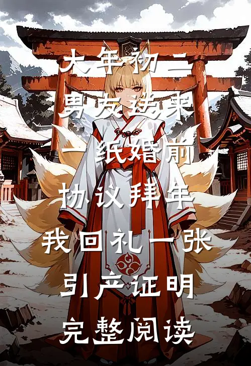 大年初二男友送来一纸婚前协议拜年，我回礼一张引产证明完整阅读