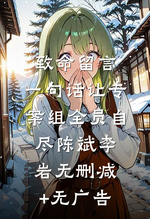 致命留言：一句话让专案组全员自尽陈斌李岩无删减+无广告